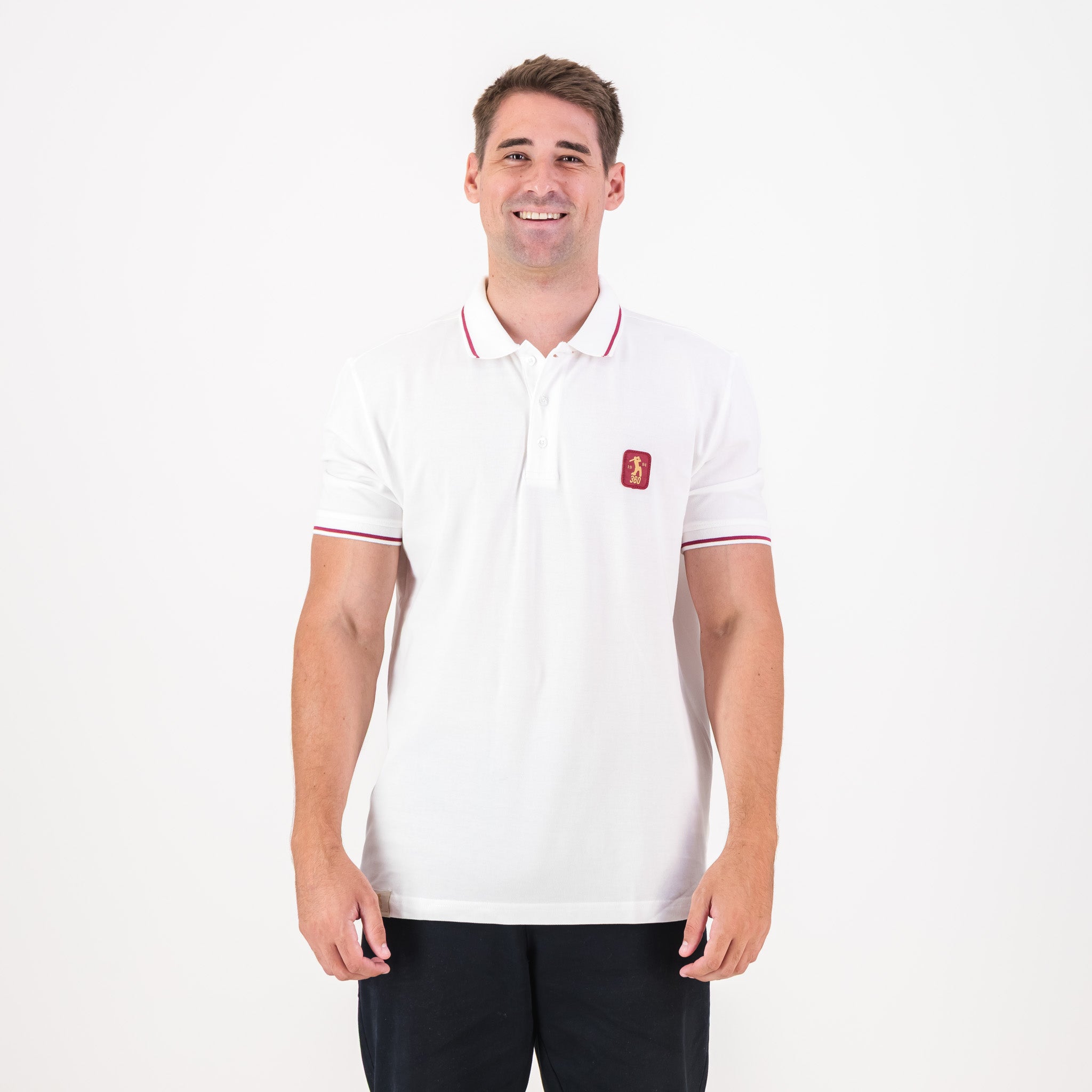 AB de Villiers 360 Small Logo Short Sleeve Polo