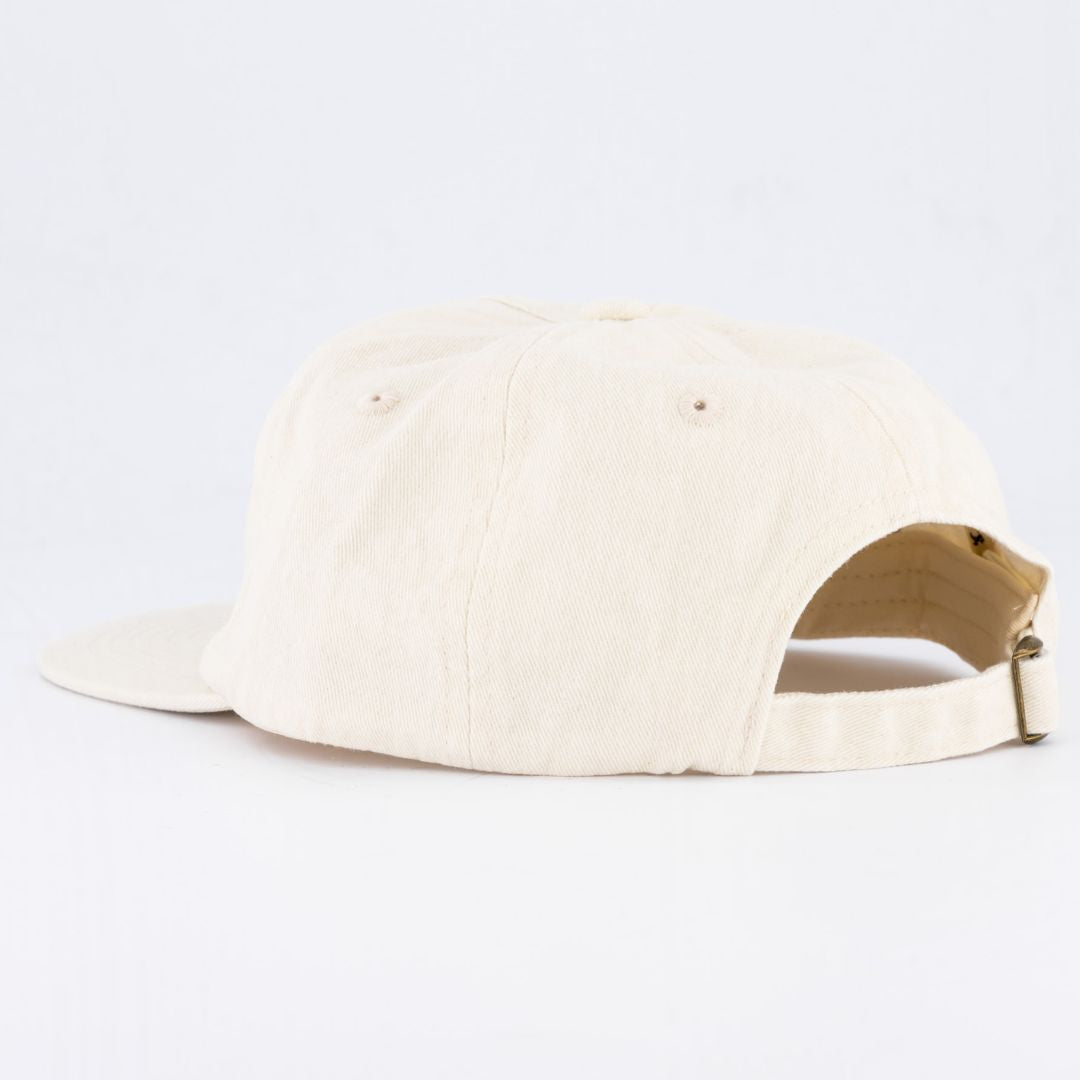 AB de Villiers 360 Crest Traditional Cap Plain Ivory