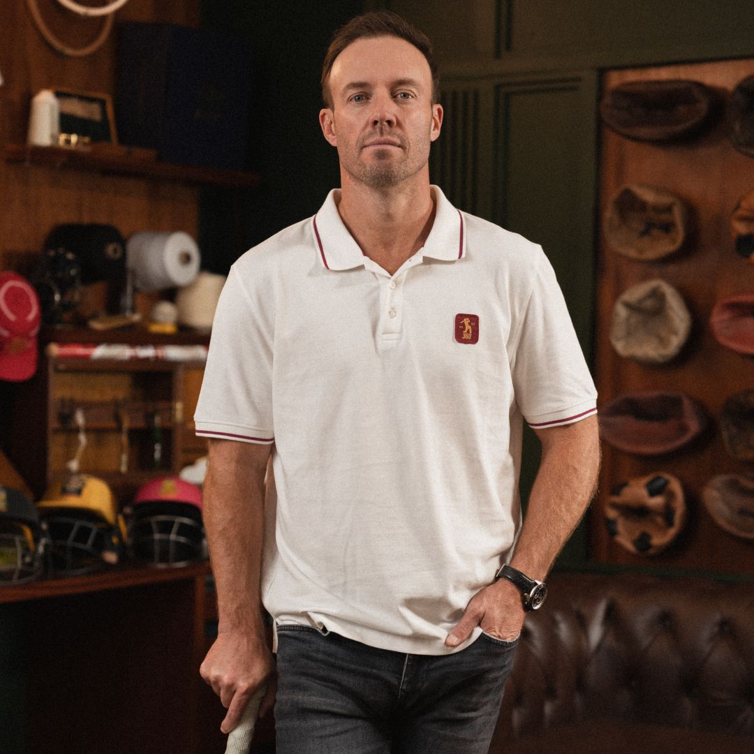 AB de Villiers 360 Small Logo Short Sleeve Polo