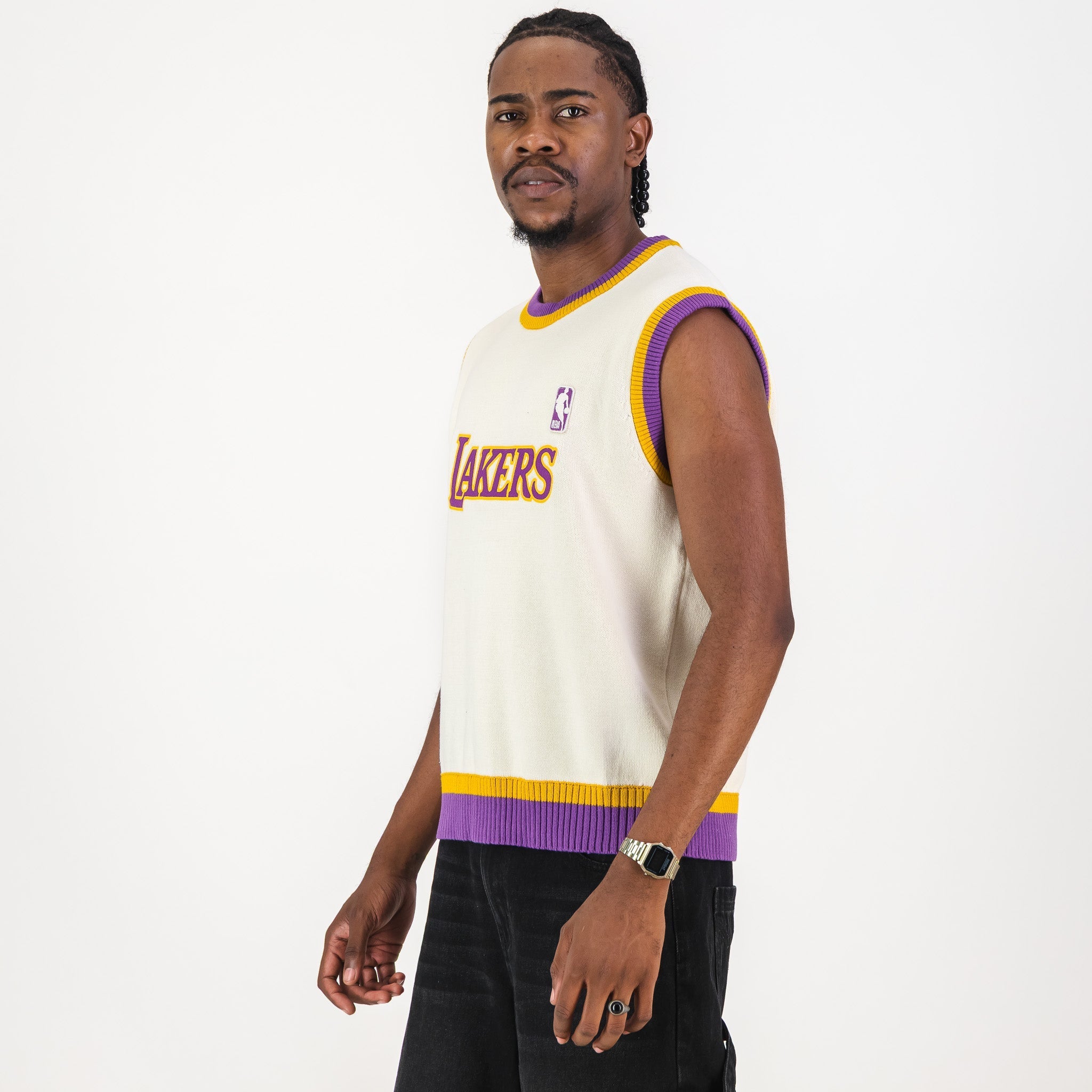 NBA LA Lakers Knitwear Vest - Old School